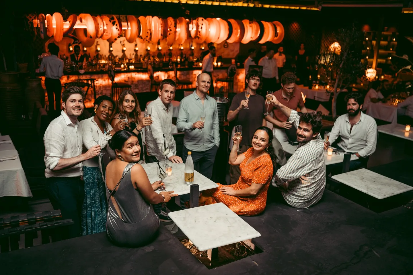 Guests sharing a night together inside LOV